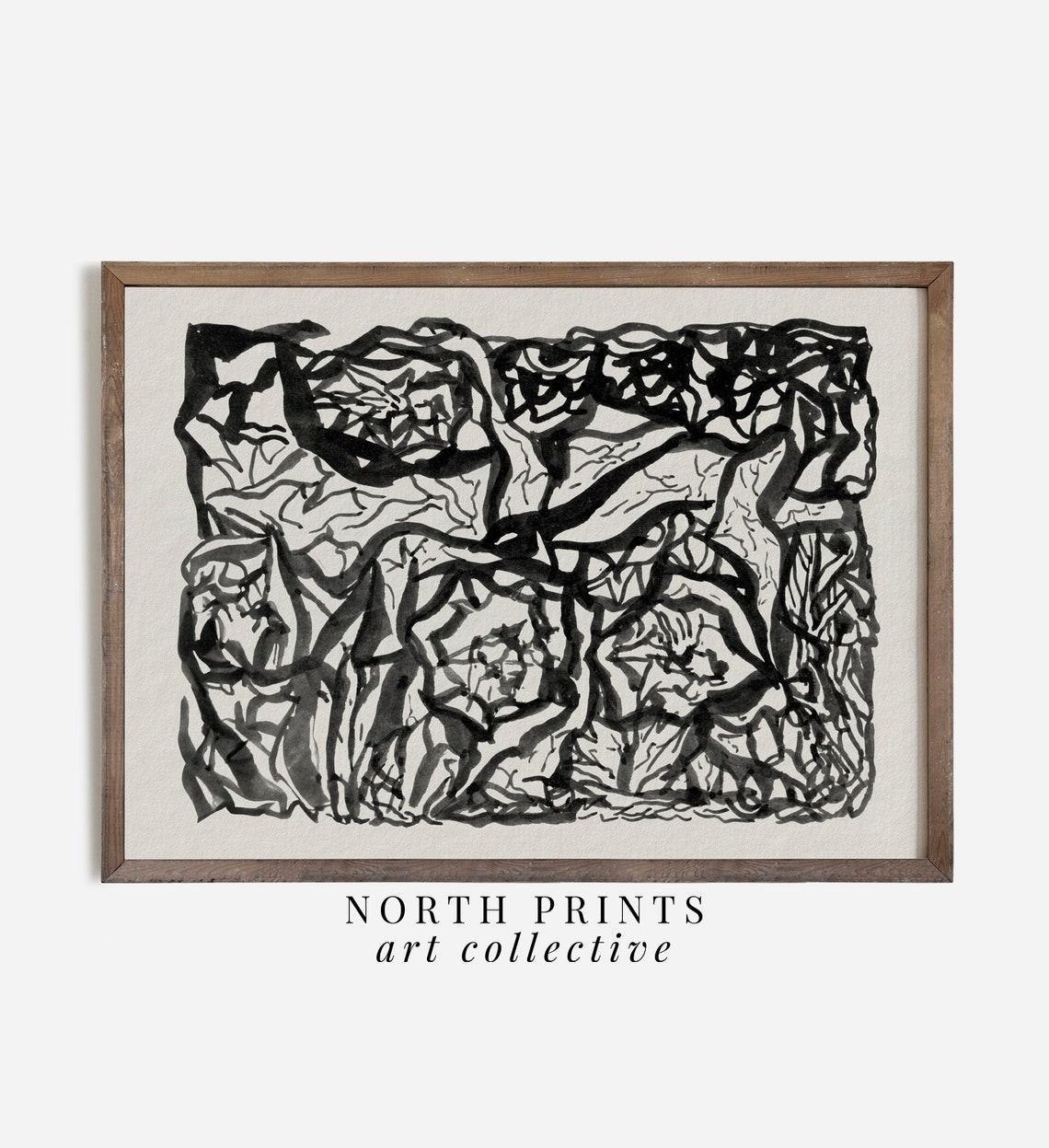 Modern Abstract Art Neutral Contemporary Wall Art Art North Prints 7 172 - Image 3
