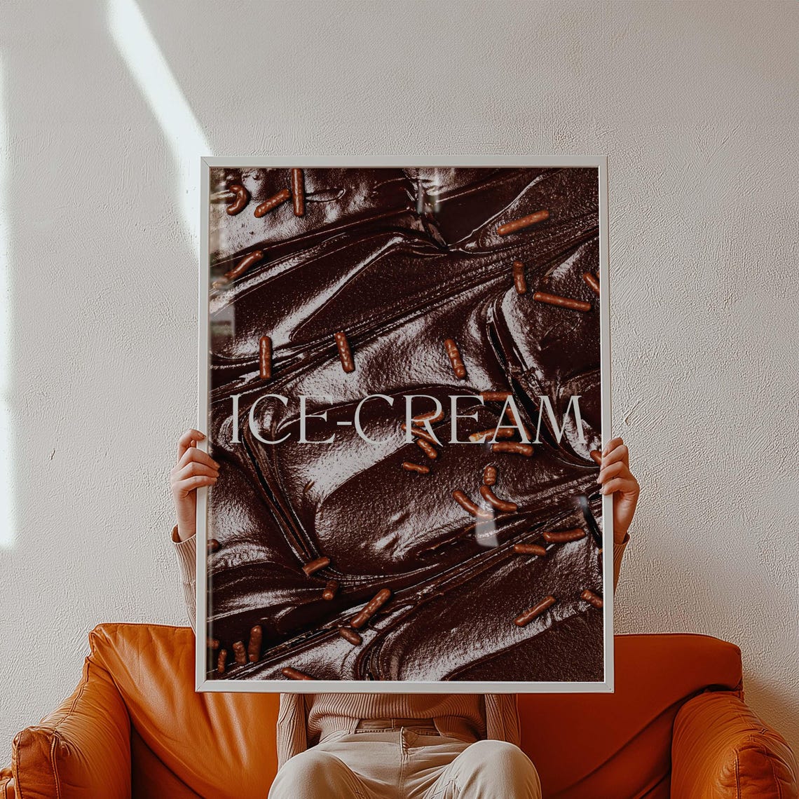 Chocolate Sprinkle Ice Cream, Kitchen Wall Art - Image 2