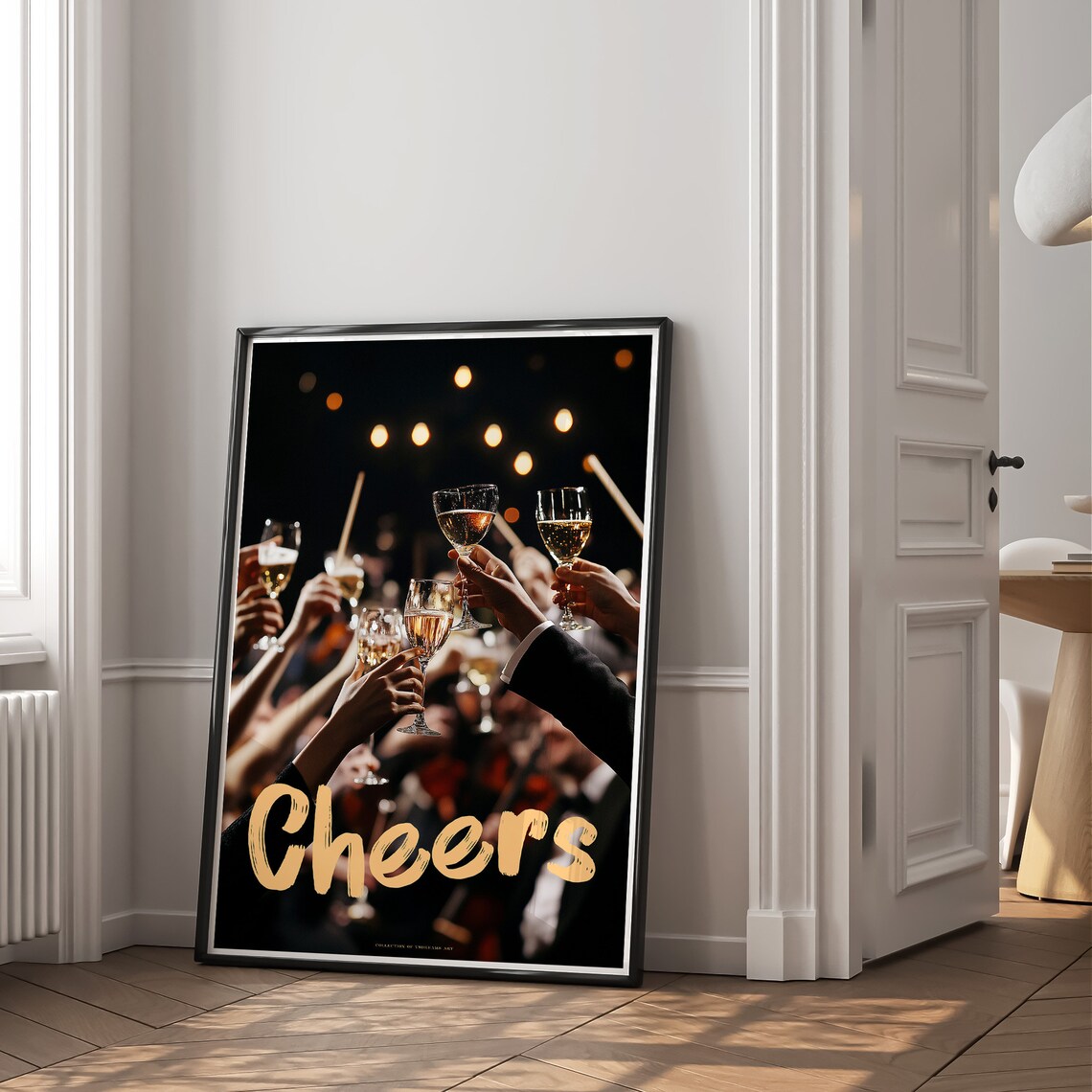 Cheers Cocktail Poster, Bar Cart Decor Art Print - Image 2