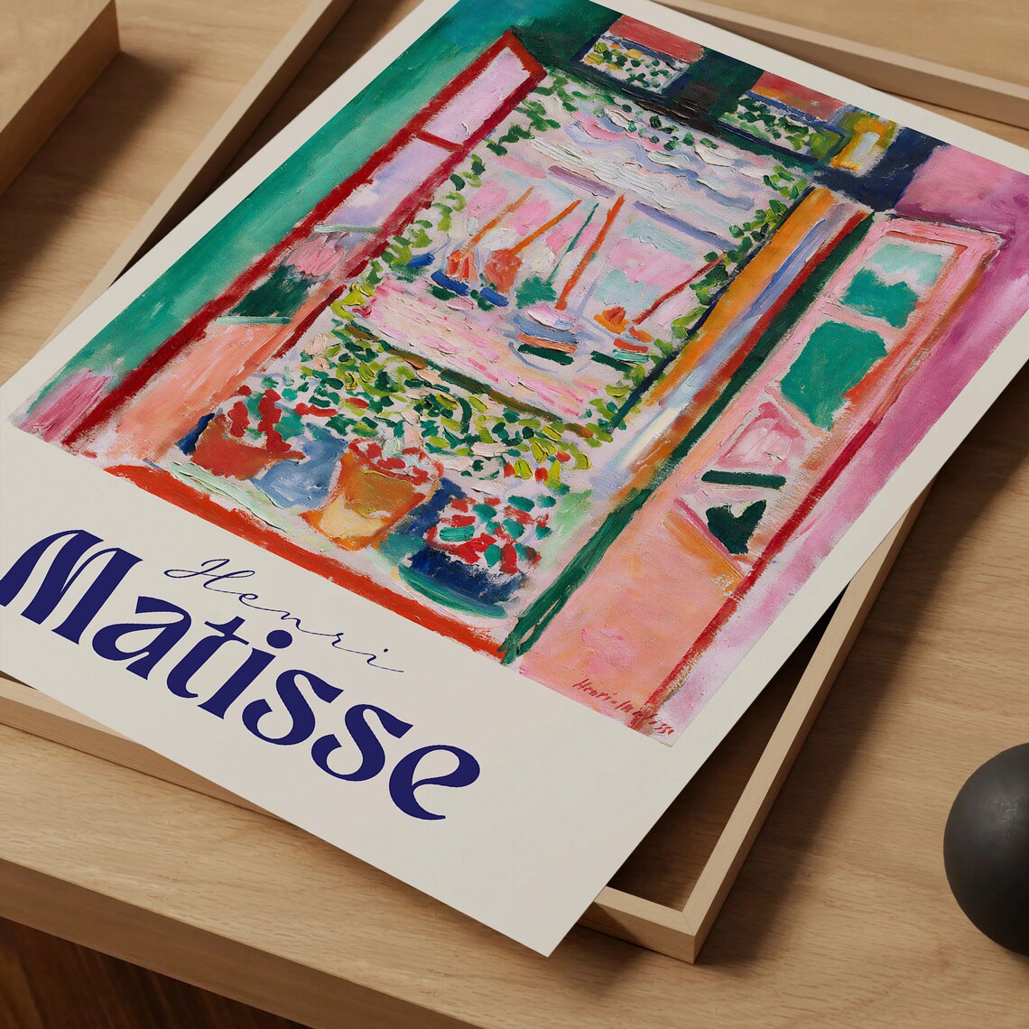 Henri Matisse Open Window Collioure Bright Colorful View Art Poster - Image 4