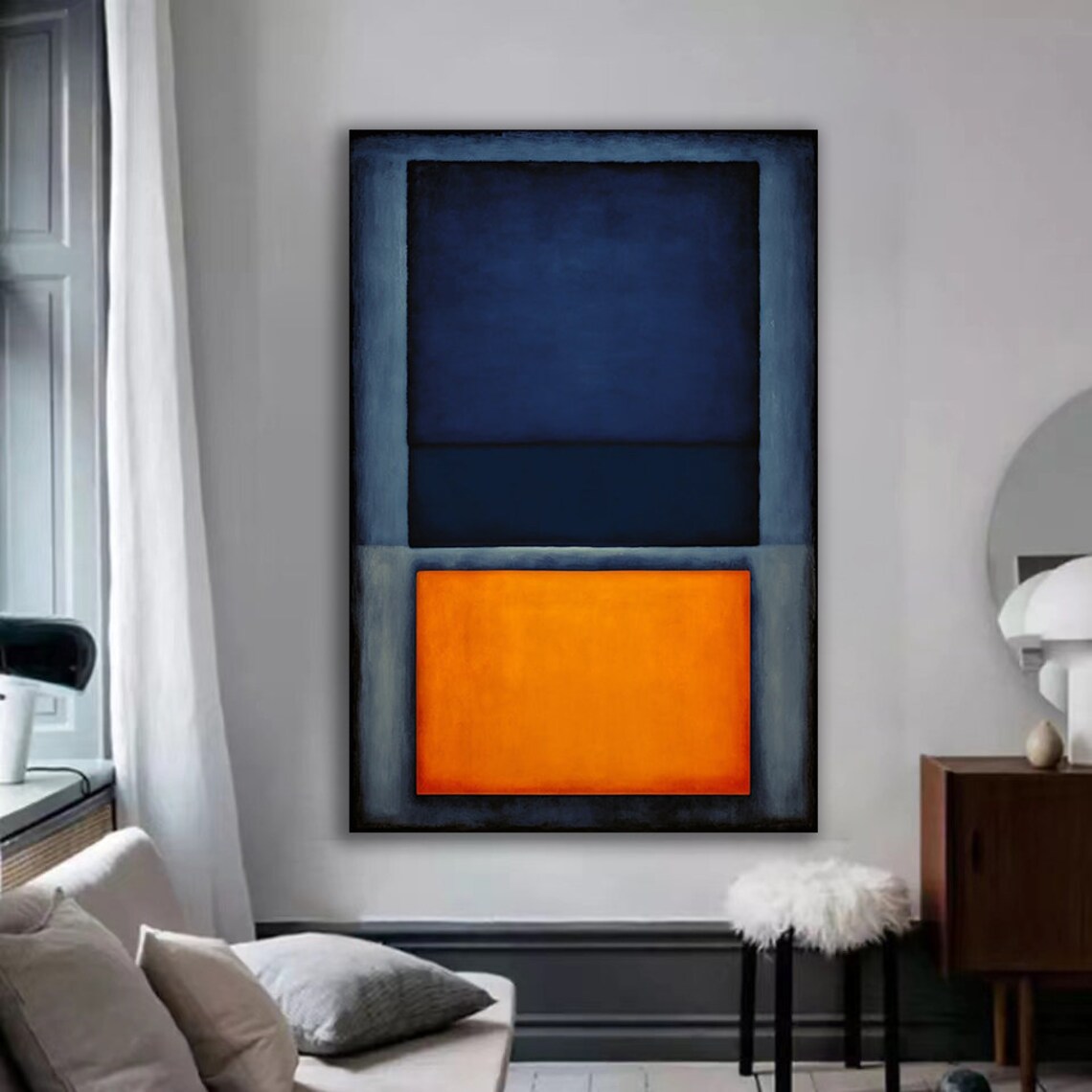 Rothko Orange Abstract, Mark Rothko - Image 2