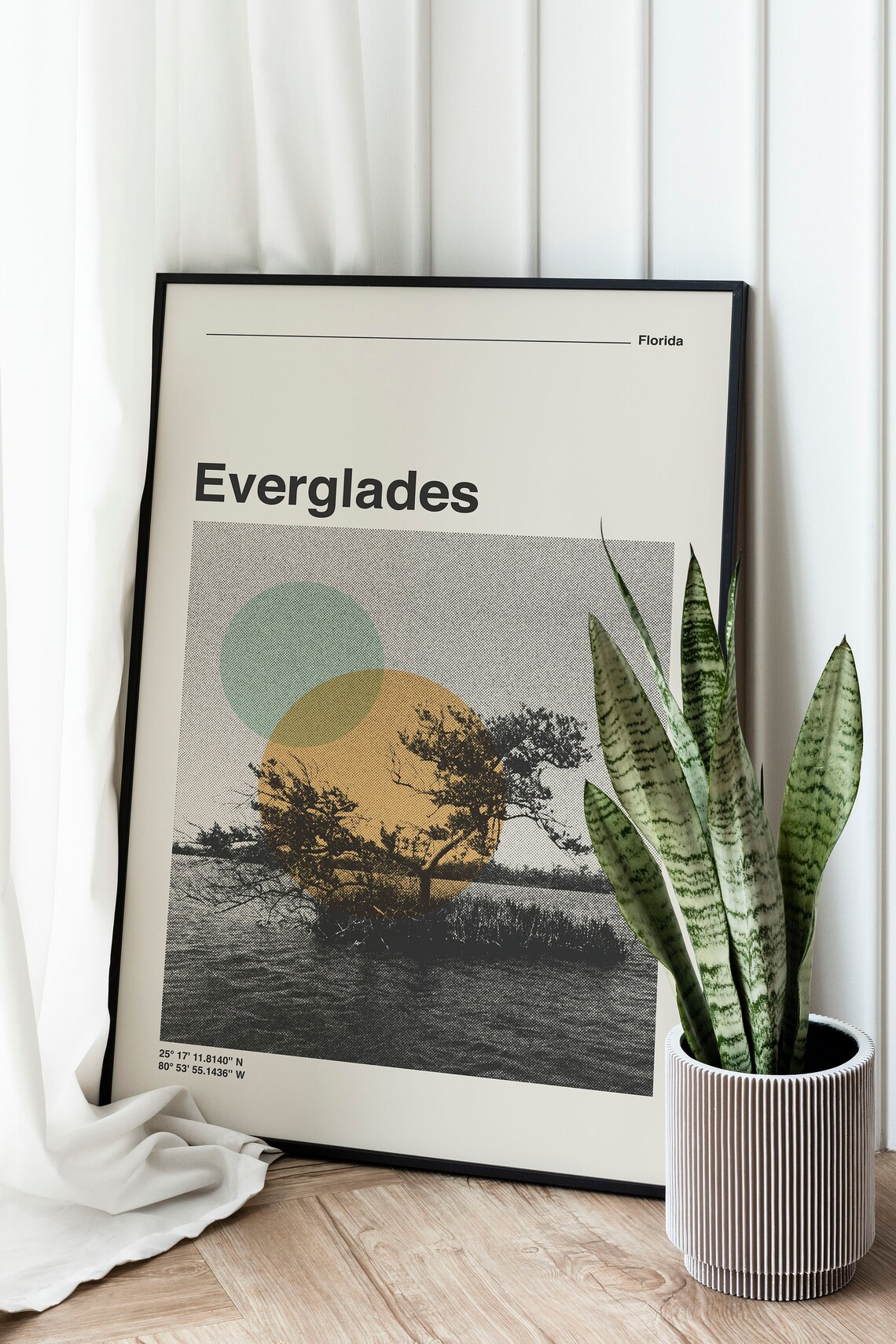 Everglades National Park Retro Travel Poster Print - Image 2