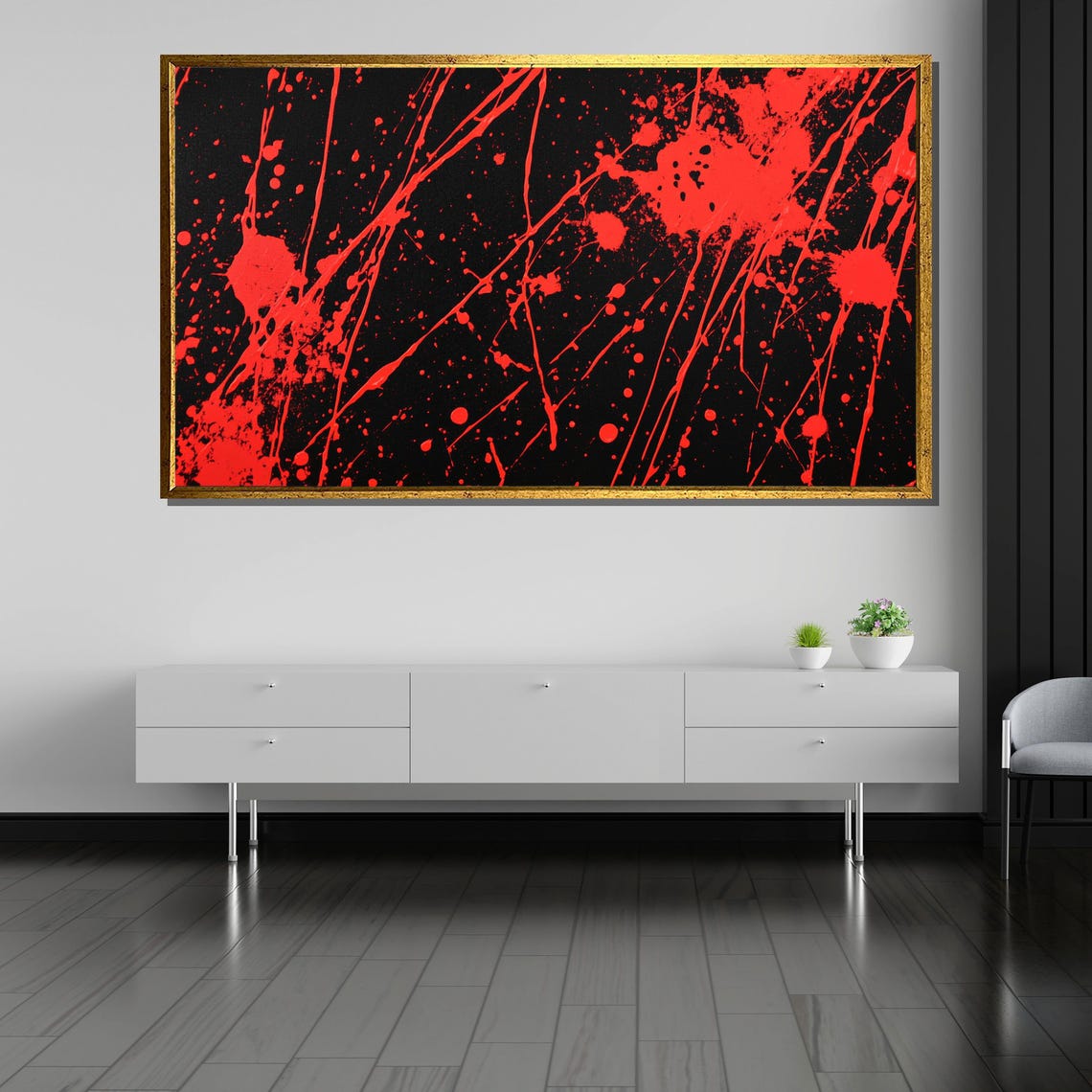 Graceful Ballerina In Spotlight Black And White Painting Celebrating Ballet Elegance Ideal Gift For Dance Lovers - Image 5
