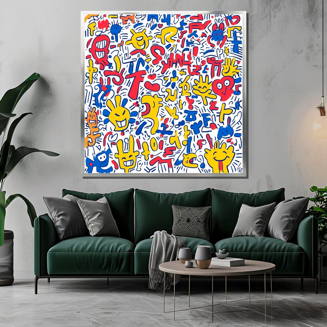 Basquiat Painting Graffiti Skull Art Abstract Neo Expressionist Wall Decor Urban Street Art Print Bold Contemporary Artwork - Image 3