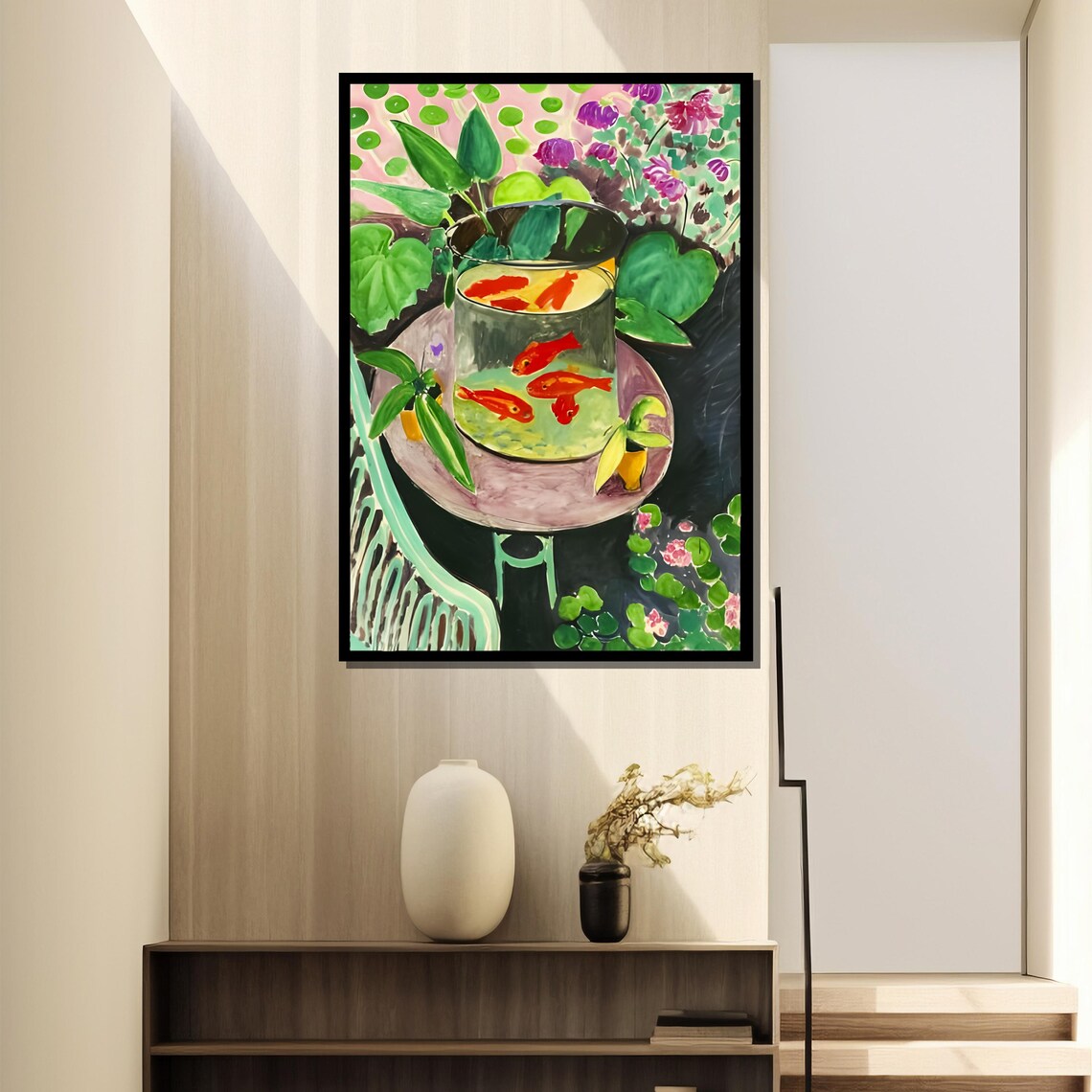 Henri Matisse Goldfish Bowl In The Lush Garden Fauvist Poster - Image 4