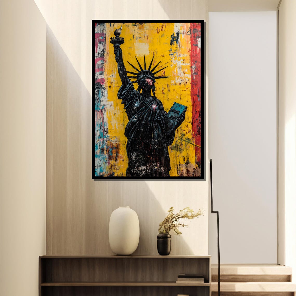 Statue Of Liberty Painting Graffiti Urban Art Bold Street Art Print Modern Wall Decor Abstract Liberty Artwork Unique Gift - Image 4