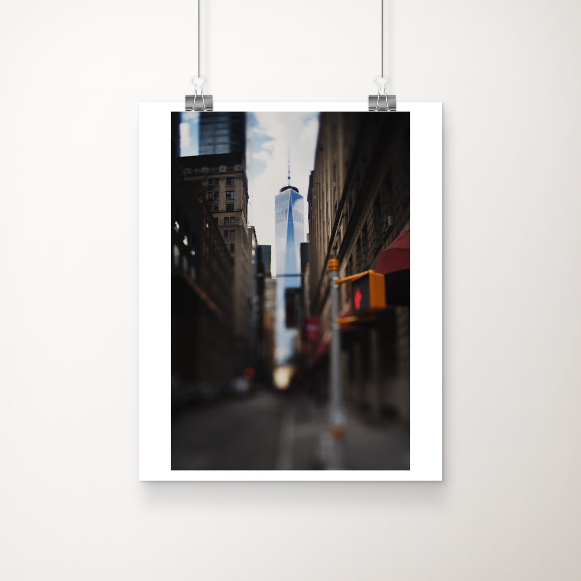 One World Trade Center From Manhattan Street Canyon Photo Poster