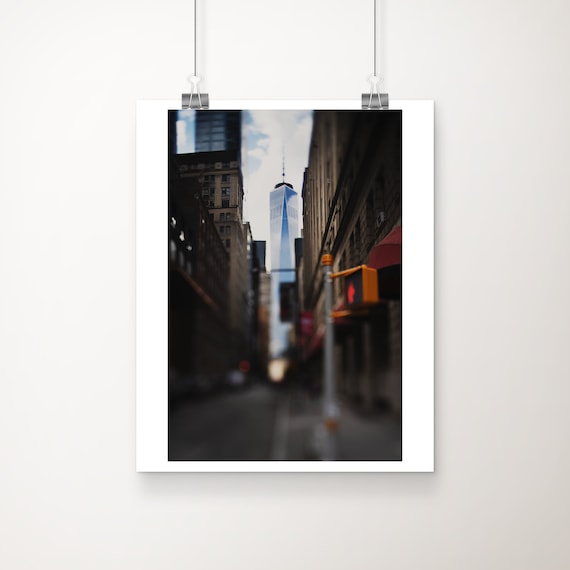 One World Trade Center From Manhattan Street Canyon Photo Poster