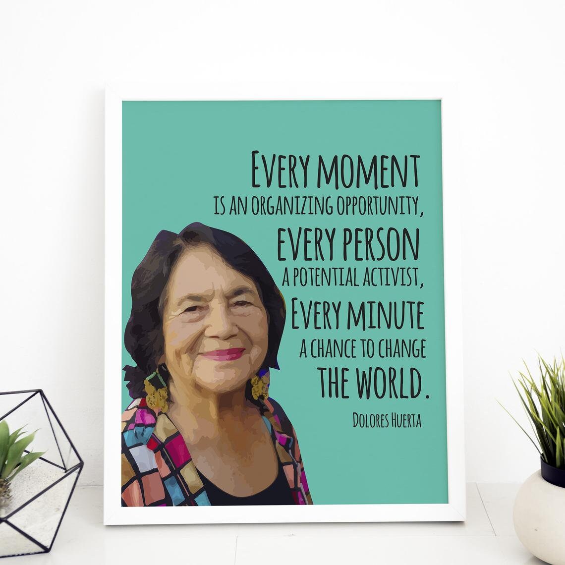 Dolores Huerta Equality Activism Inspiration Art Print