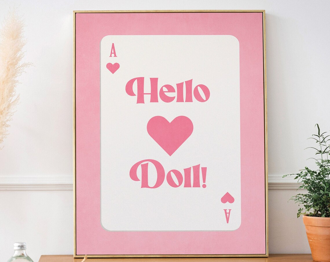 Lucky You Retro Poster, College Dorm Decor