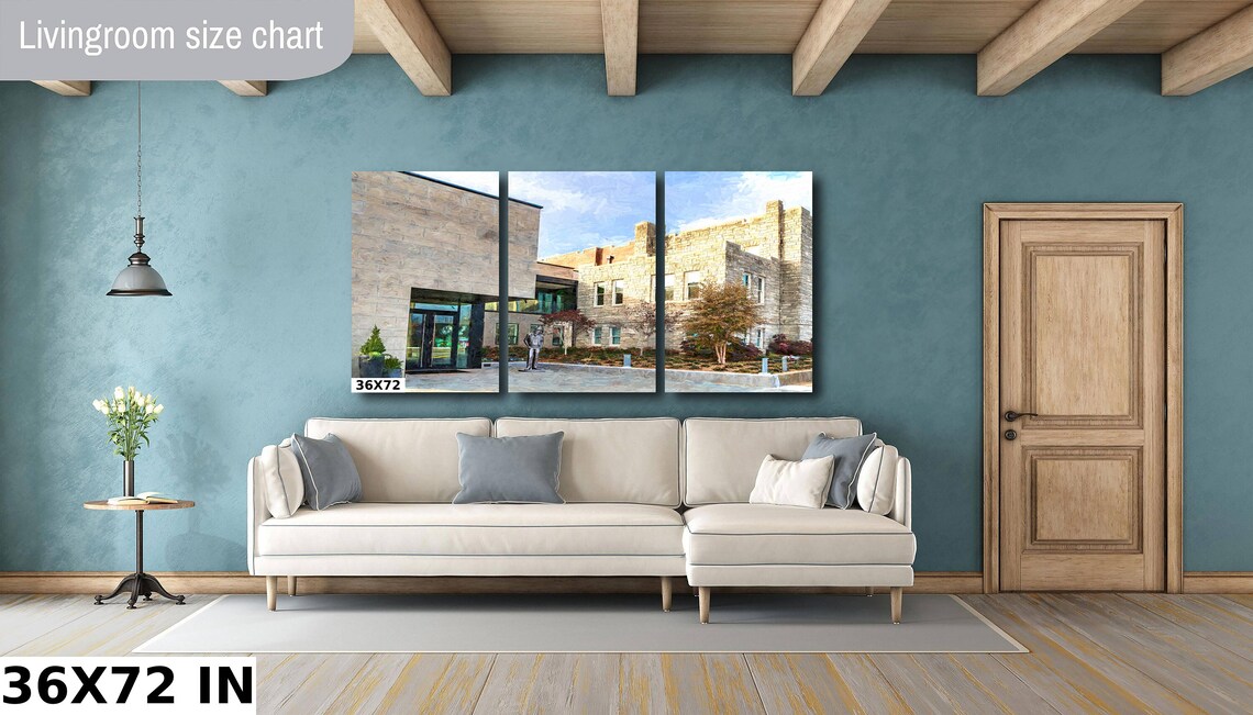 Tulsa Skyline, Church Studio Leon Russell Art Print - Image 2