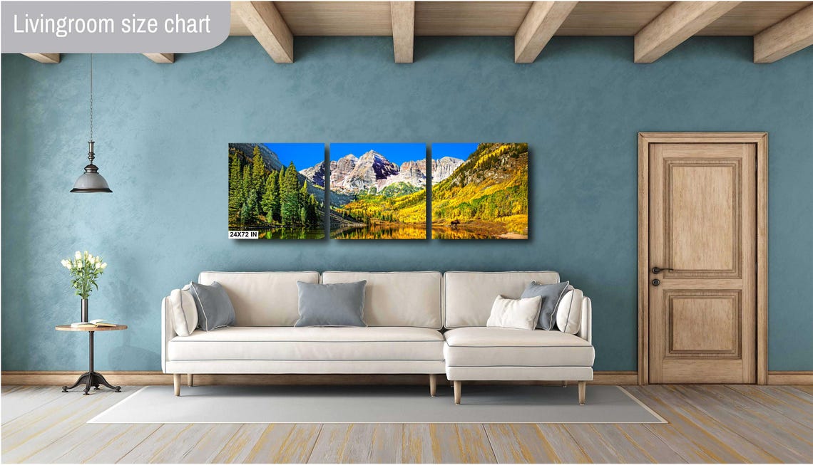 Colorado Maroon Bells Golden Aspens Lake Reflection Moose Poster - Image 3