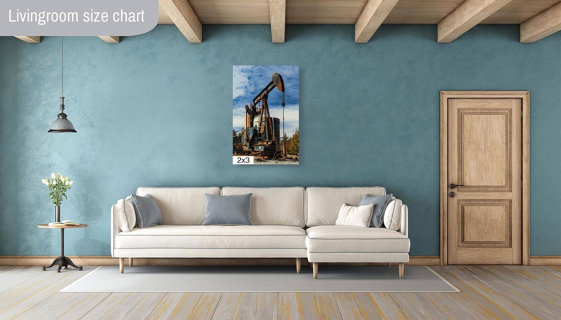 Tulsa Pump Jack and Oil Well Wall Poster Print - Image 4