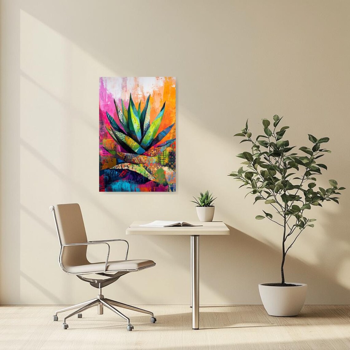 Matisse-Inspired Agave Plant Art Print, Home Decor - Image 2