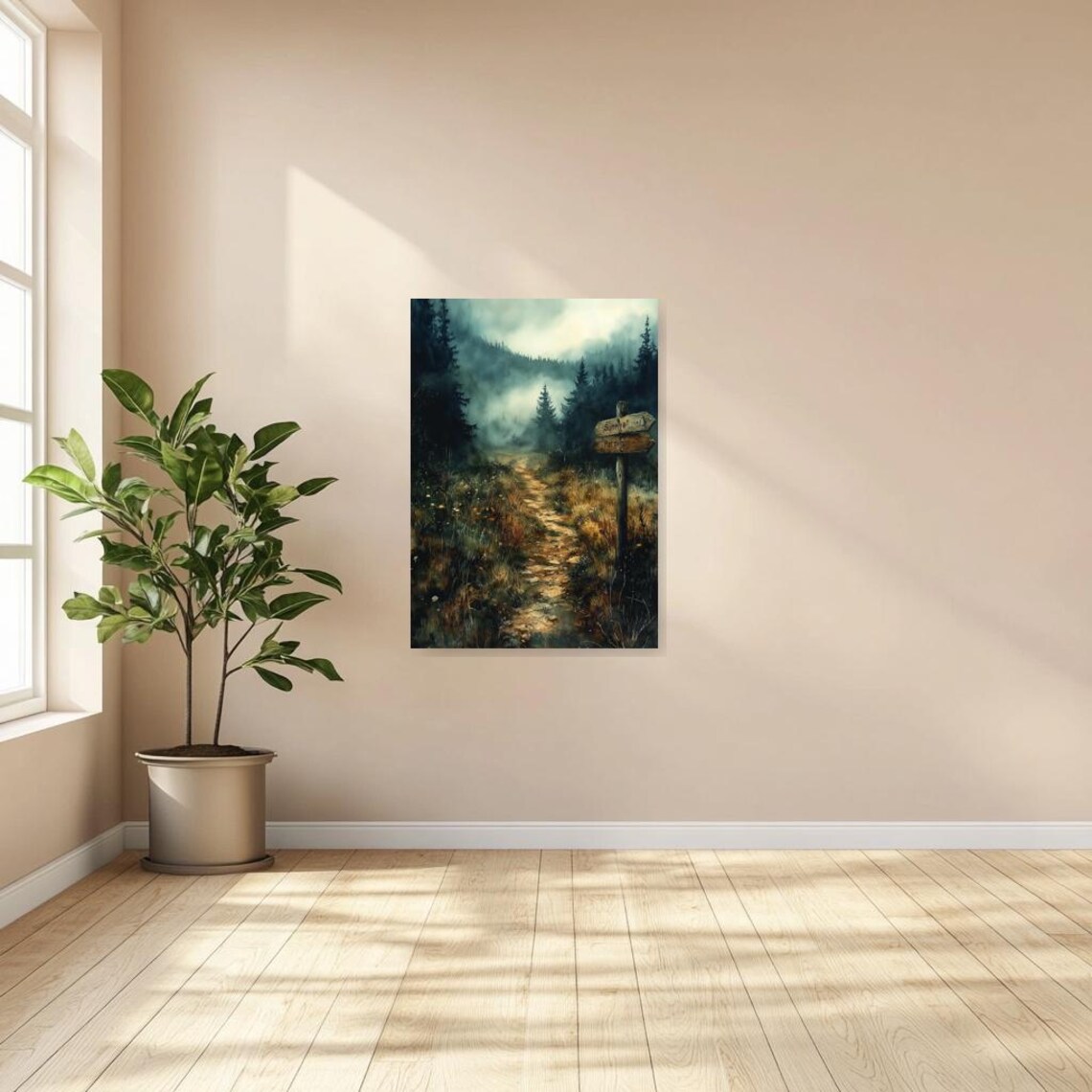 Forest Adventure Landscape, C D Friedrich Inspired - Image 2