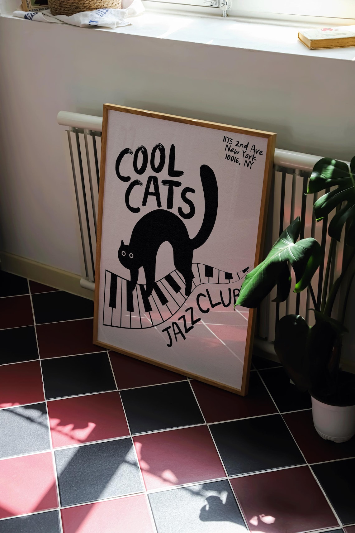 Cool Cats Jazz Club, Vintage Music Poster - Image 2