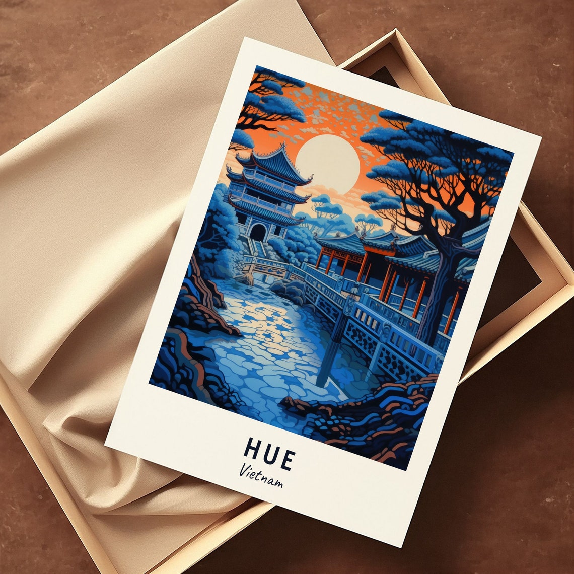 Imperial City Of Hue Travel Print Wall Art Hue Vietnam City Print Imperial City Of Hue Travel Gift Imperial City Of Hue Poster - Image 3