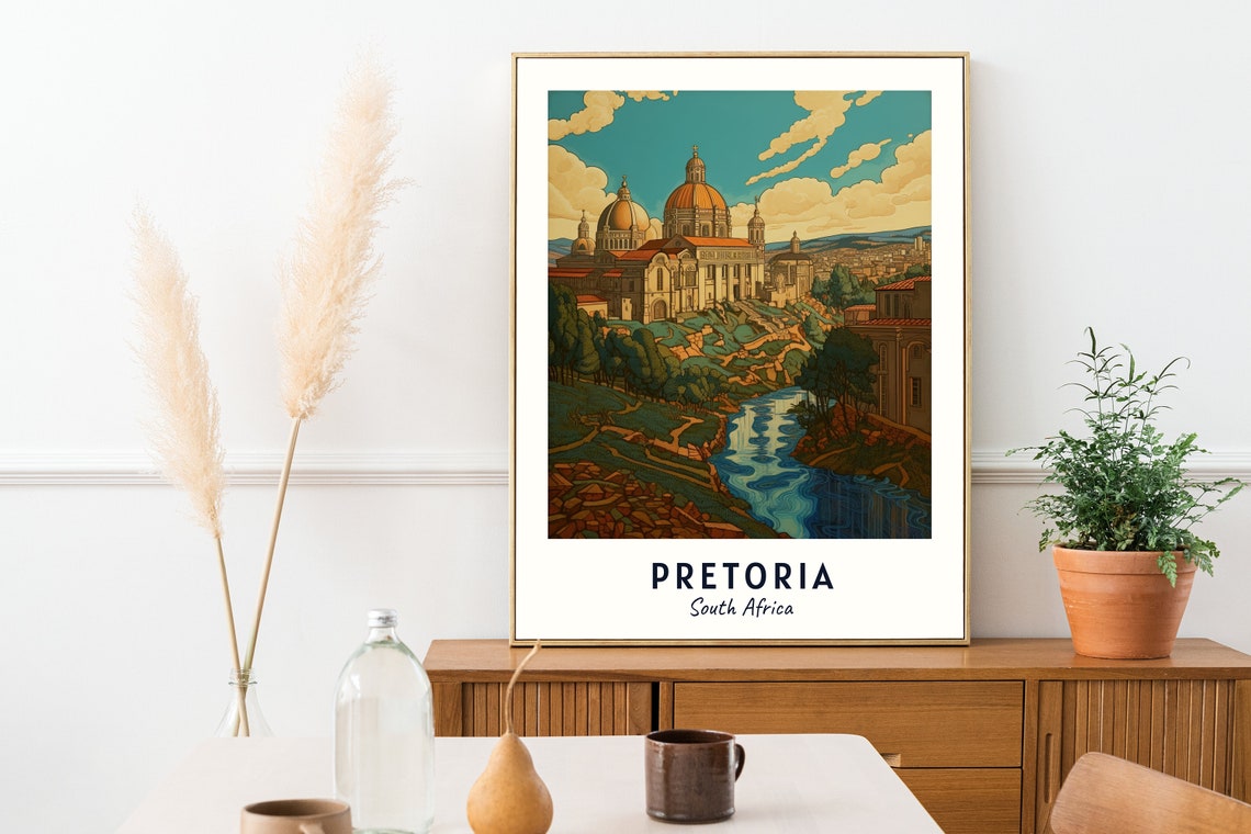 Union Buildings Travel Print Wall Art Pretoria South Africa City Print Union Buildings Travel Gift Union Buildings Poster Travel Gift - Image 2