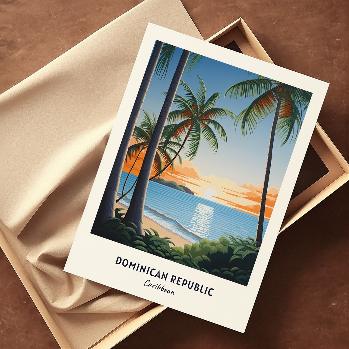 Dominican Republic Caribbean Travel Print Wall Art Dominican Republic Caribbean City Print Dominican Republic Caribbean Travel Gift - Image 3
