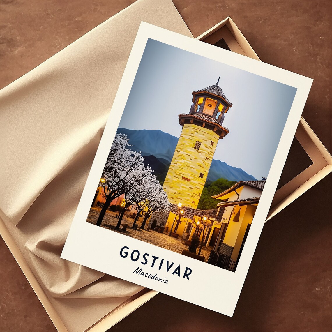 Gostivar Travel Print Wall Art Gostivar Macedonia City Print Gostivar Travel Gift Gostivar City Poster Travel Gift - Image 3