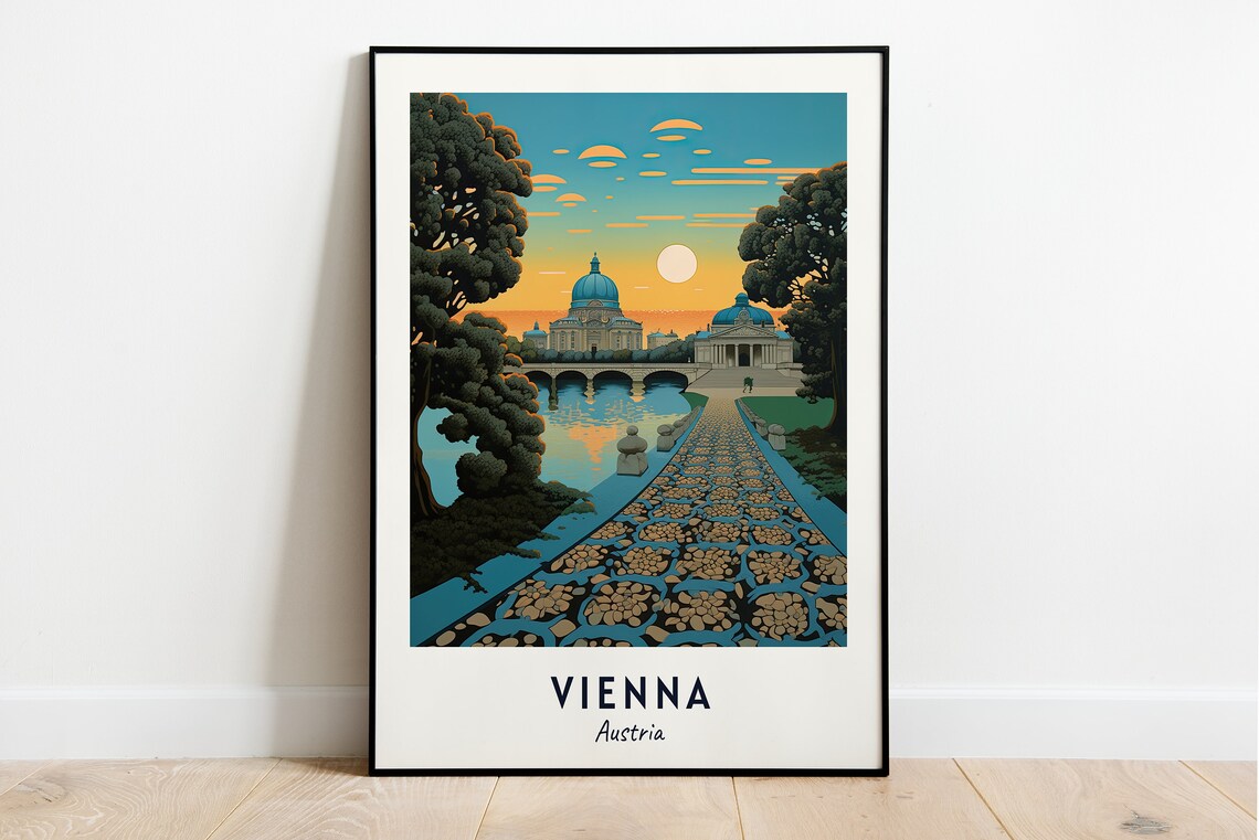Vienna Travel Print, Austria City Poster