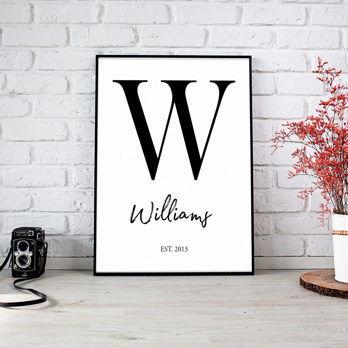Last Name Sign Family Established Sign Personalised Family Name Family Name Sign Family Name Established Sign - Image 2