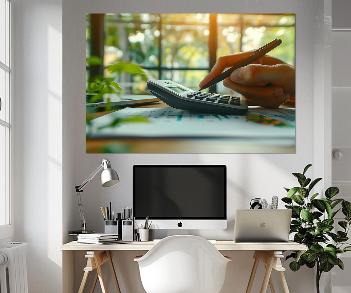 Accounting Wall Art, Accountant Office Art Print - Image 2