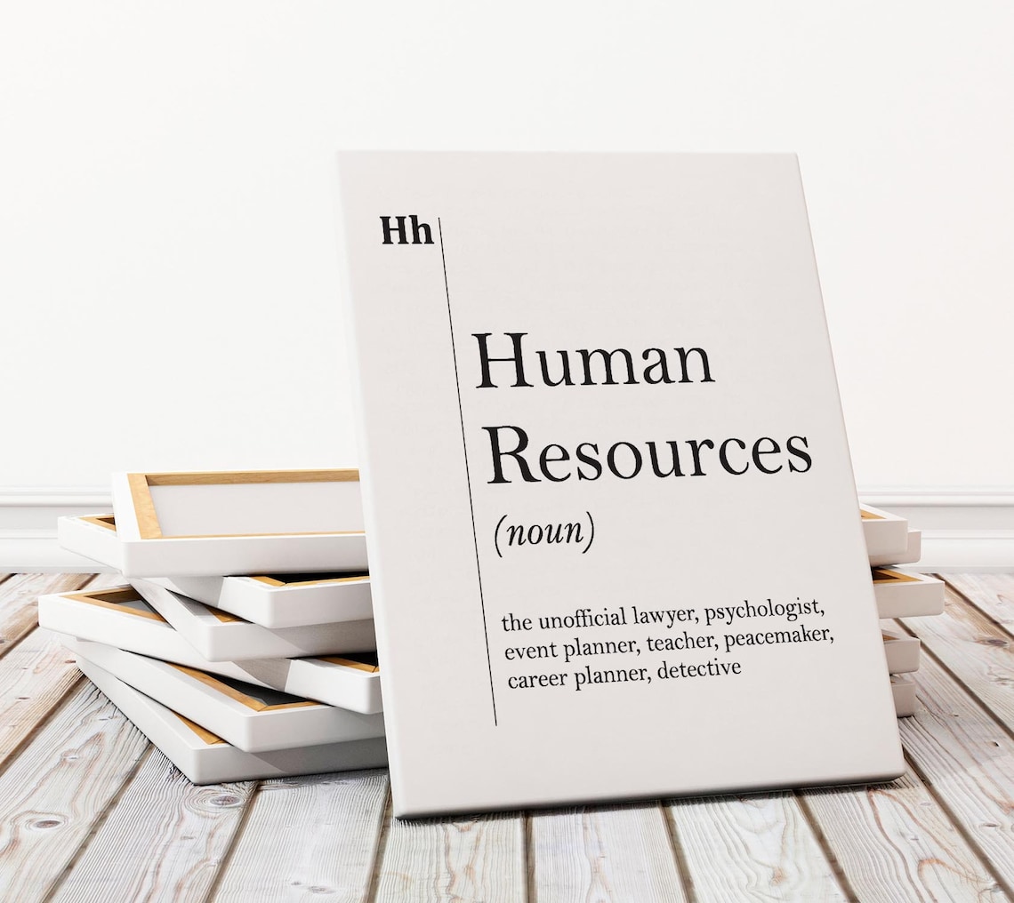 Human Resources Definition Art Print, HR Office Decor - Image 3