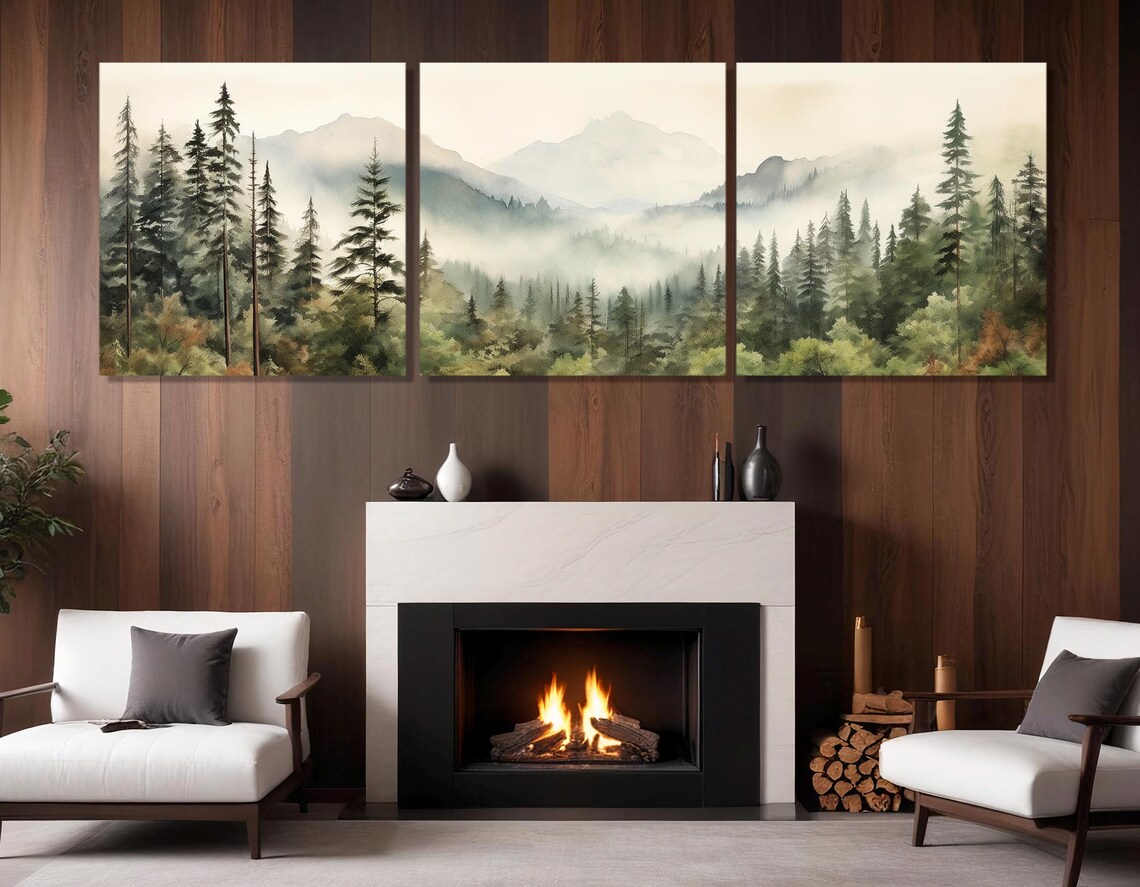 Redwood National Park Art Print, California Forest