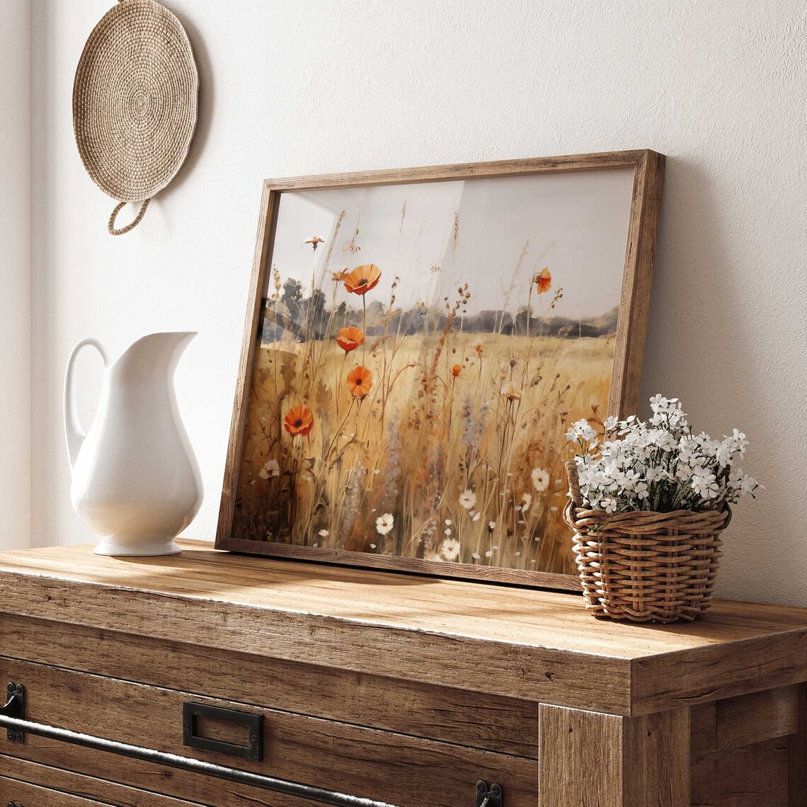 Fall Wildflowers Art Print, Autumn Flowers Decor - Image 4