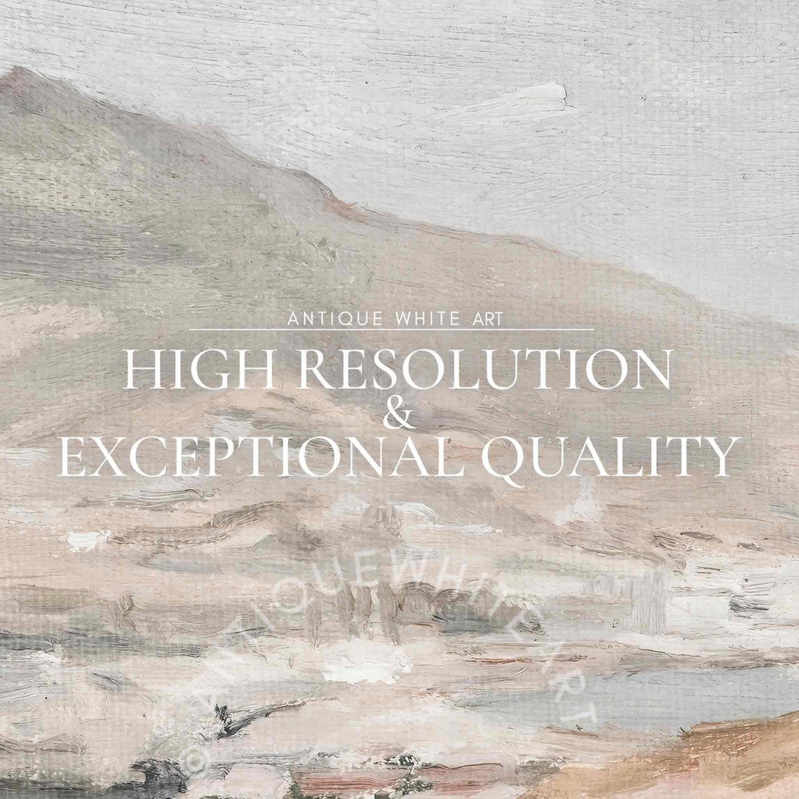 Frame Tv Art Neutral Landscape Coastal Farmhouse Oil Painting Frame Tv Art Vintage Warm Tones Art For Tv Tv276 - Image 3