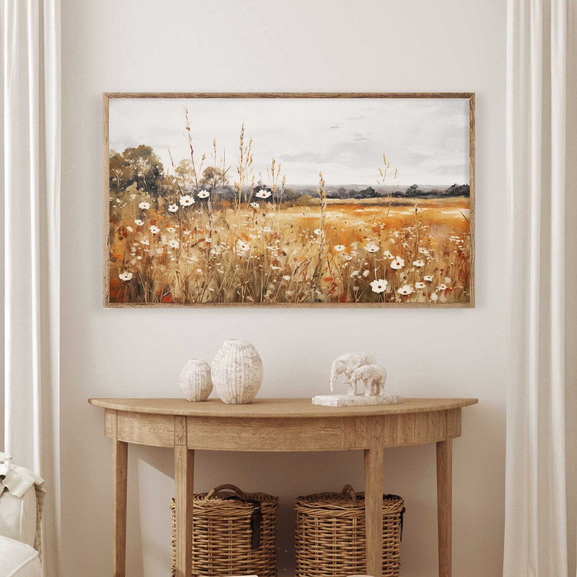 Autumn Wildflowers Vintage Art Print, Fall Decor - Image 4