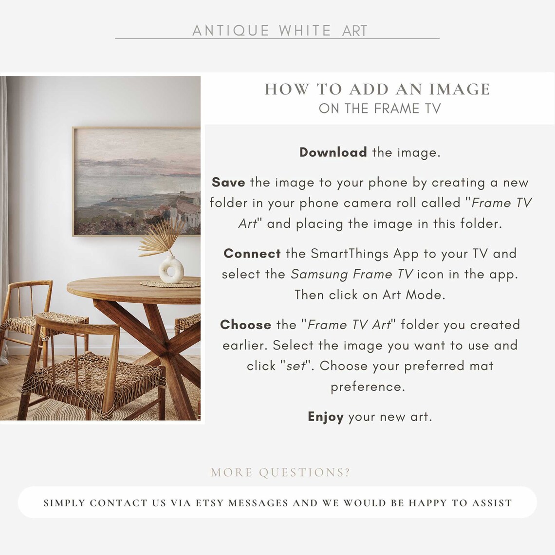 Monet-Inspired Coastal Cottage Landscape Art Print - Image 3