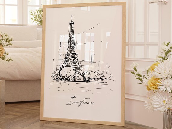 I See London France Funny Bathroom Wall Decor Print Sign Home Restroom Kids Birthday