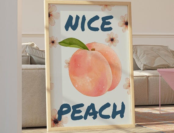 Nice Peach Peachy Bathroom Wall Art Bathroom Decor Bathroom Accessories Prints In Uk Funny Bathroom Print Bathroom Art Wc Wall Art Prints