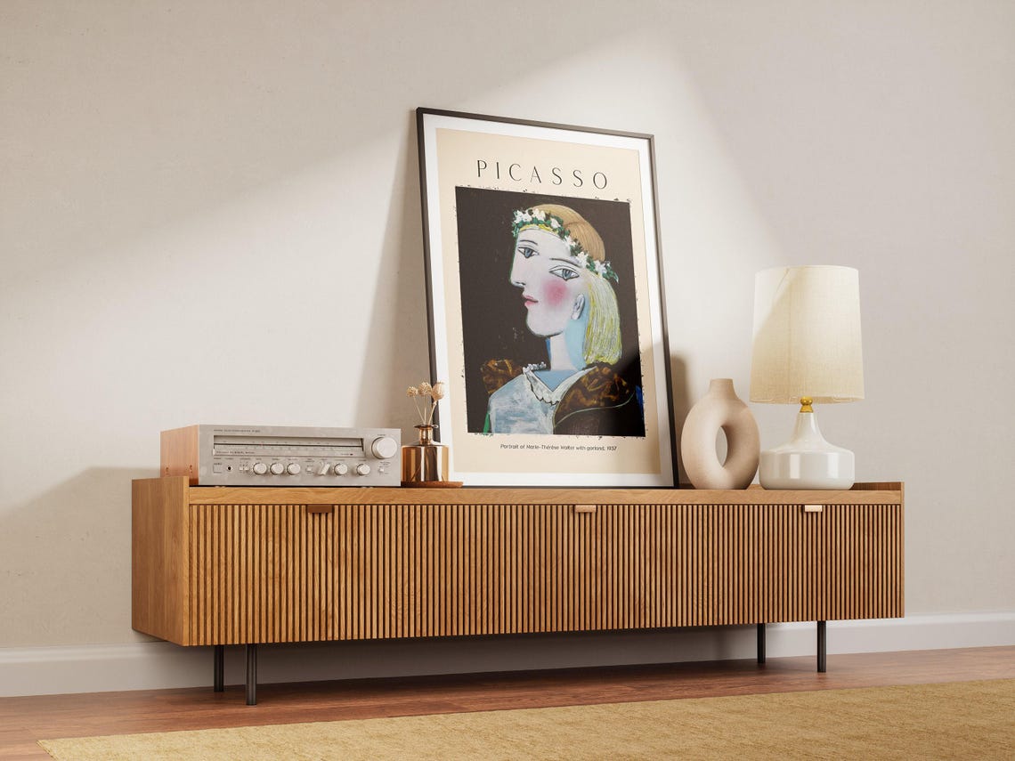 Picasso Marie Therese Walter Garland Portrait 1937 Wall Poster - Image 4