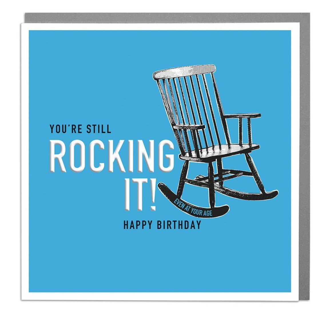 Rocking Chair Birthday Card For Him