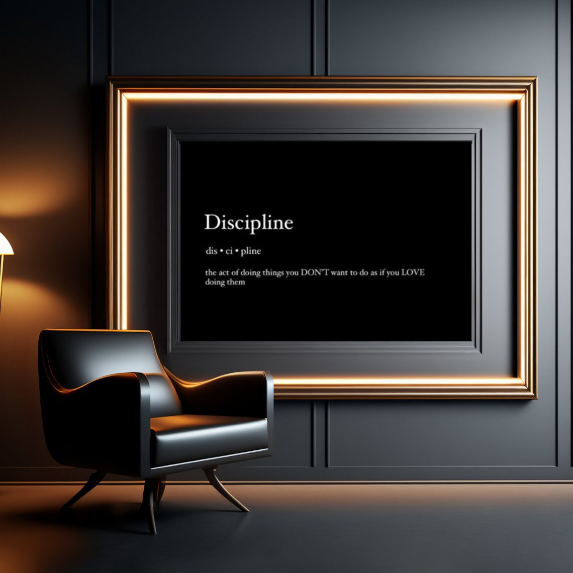 Discipline Art - Doing What You Don't Want To Do