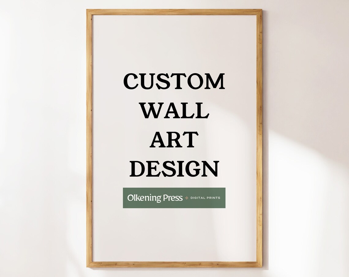 Customized Christian Poster, Personalized Bible Verse Art