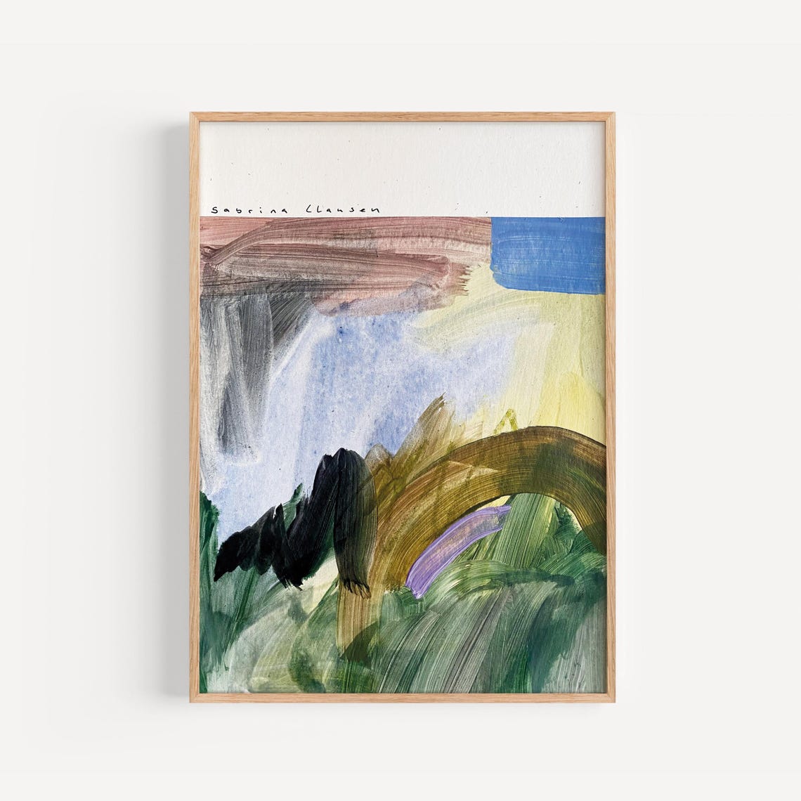 Abstract Painting Original Painting Acrylic Painting Hand Painted Landscape Modern Art Colorful Mural Colorful Painting Landscape Painting