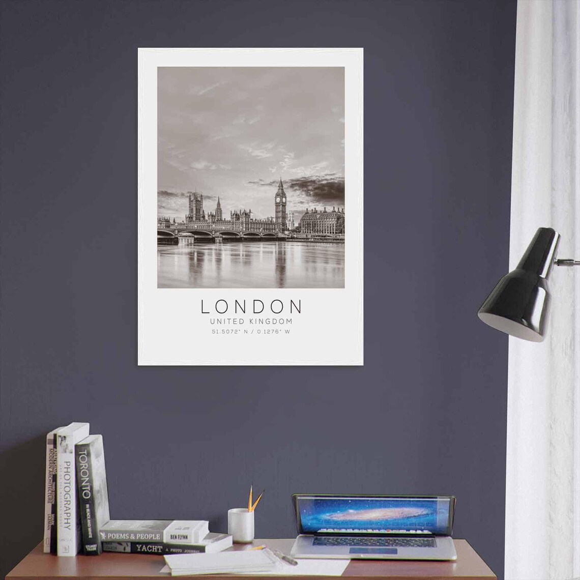 London United Kingdom Minimalist Travel Poster Print - Image 3