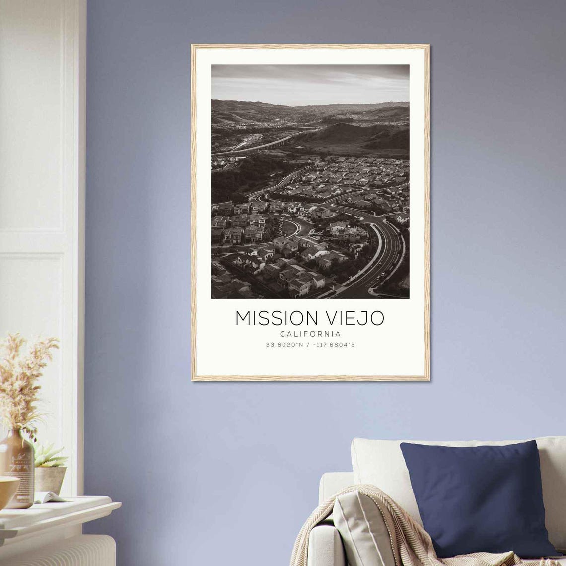 Mission Viejo California Photo Travel Poster Mission Viejo California Travel Print Minimalist Travel Print Ds1 - Image 2