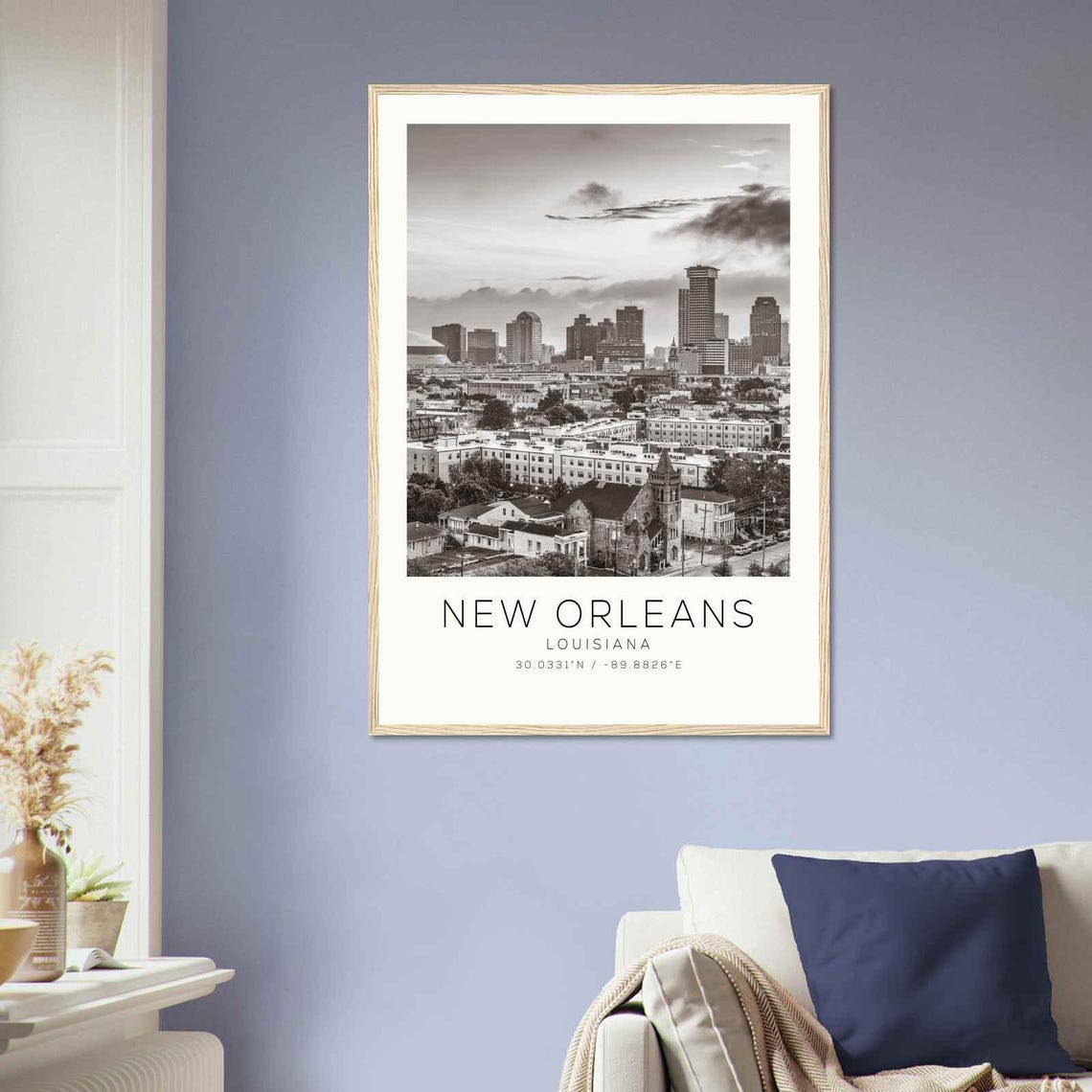 New Orleans Louisiana Photo Travel Poster New Orleans Travel Print Minimalist Travel Print Ds2 - Image 2