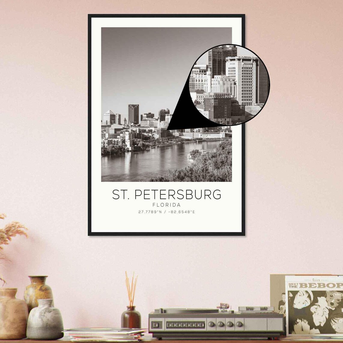 St. Petersburg Florida Bay Skyline Waterfront Photo Travel Poster - Image 4