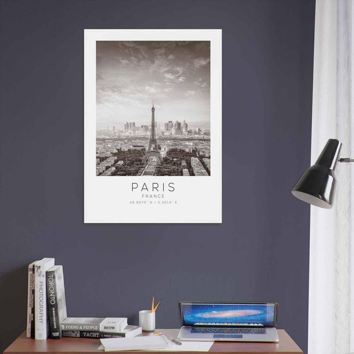Paris France Minimalist Travel Poster Print - Image 3