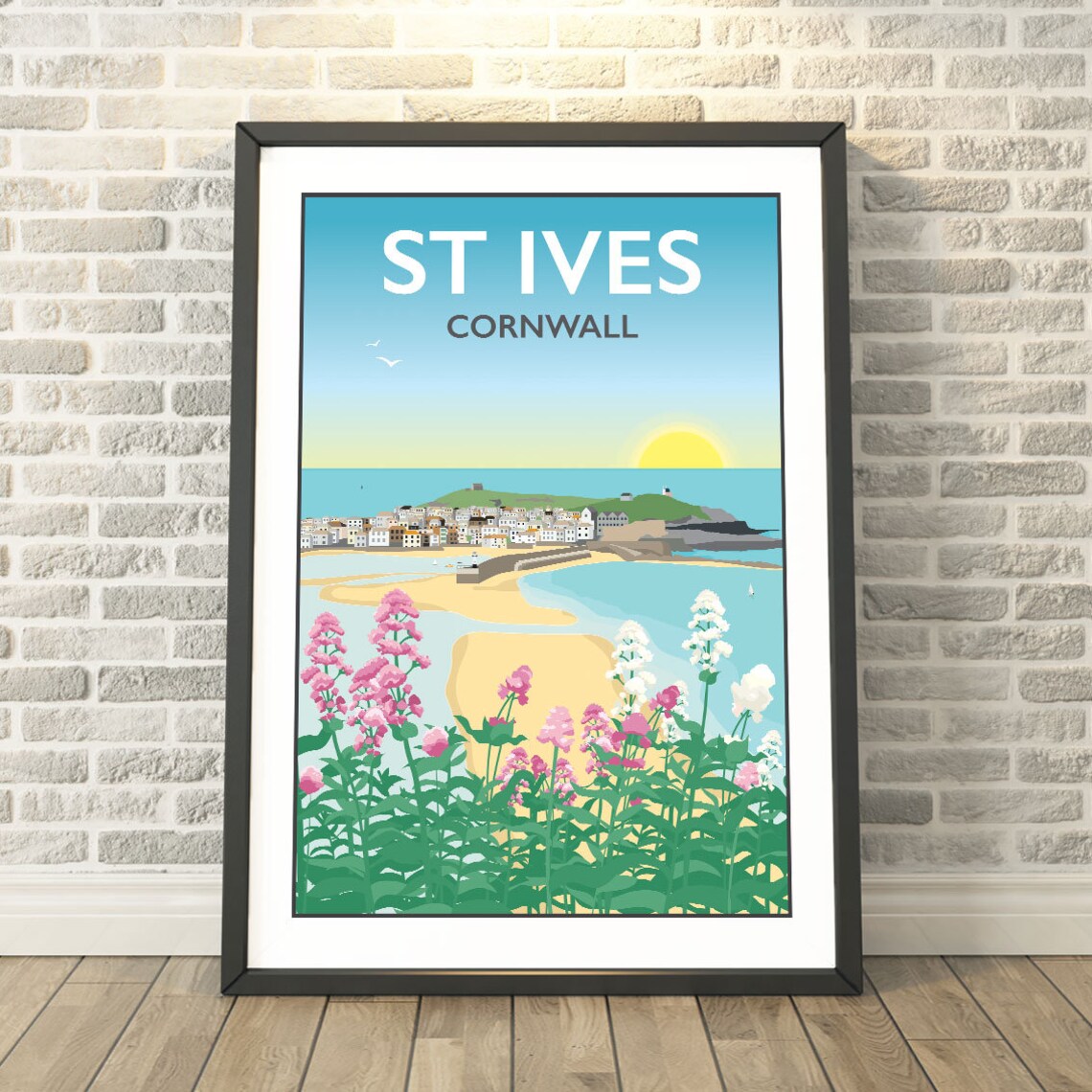 St Ives Cornwall Travel Poster, Capturing A Memory