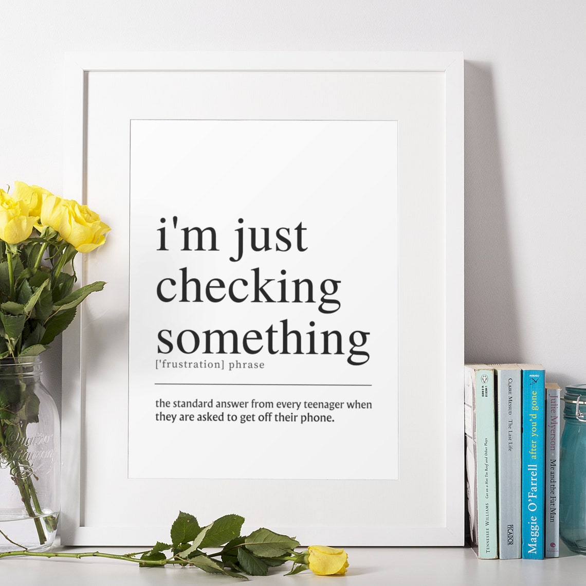 Funny Definition Print Fun Teen Wall Decor Kids Room Decor Girl Wall Art Boys Bedroom Art Dorm Wall Art Teenager Posters
