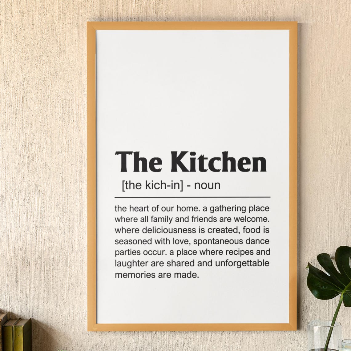 The Kitchen Definition Dictionary Meaning Home Decor Gift Poster - Image 4