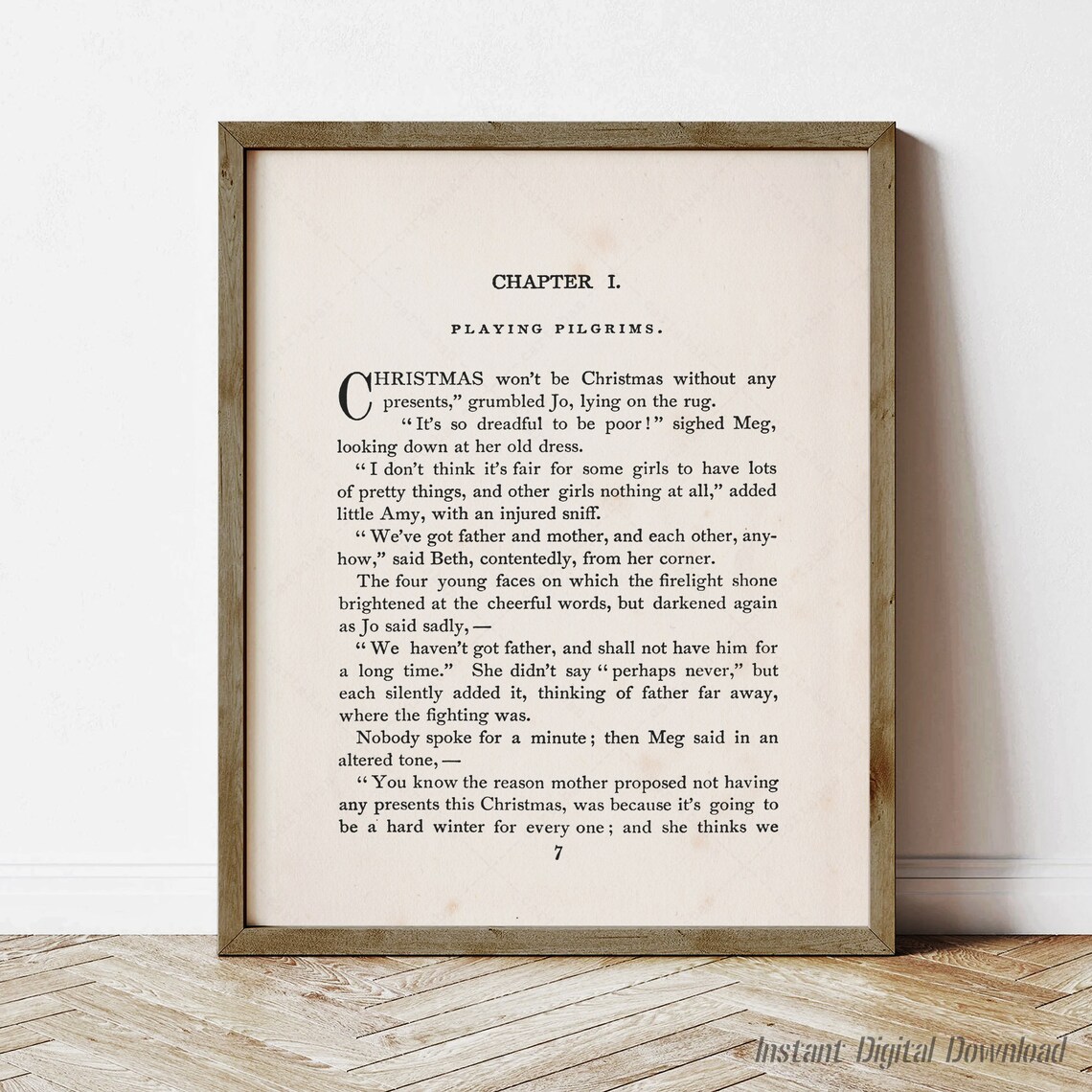 Little Women by Louisa May Alcott, 1868 Art Print