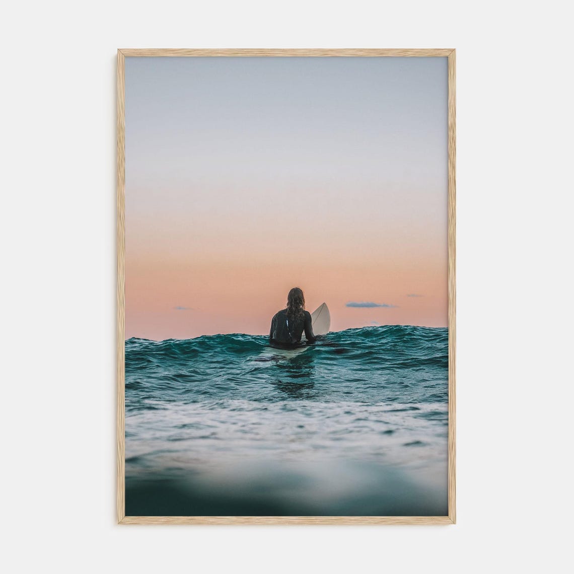 Fine Art Surfer Print Color Photography Poster For Home Decor Beach Art Ocean Wall Art Surfing Lover Gift